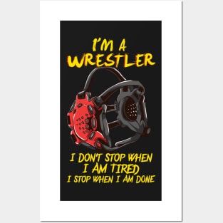 WRESTLING: I'm A Wrestler Gift Posters and Art